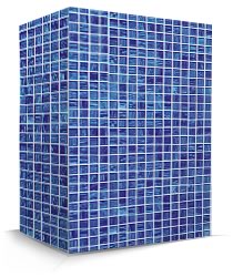 Linha Pastilhas - MADRID Estampas Piscinas de Vinil