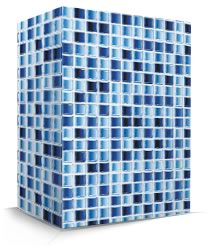 Linha Pastilhas - VIDRO Estampas Piscinas de Vinil